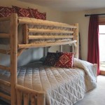 bunk bedroom and deck