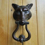 fox head door knocker
